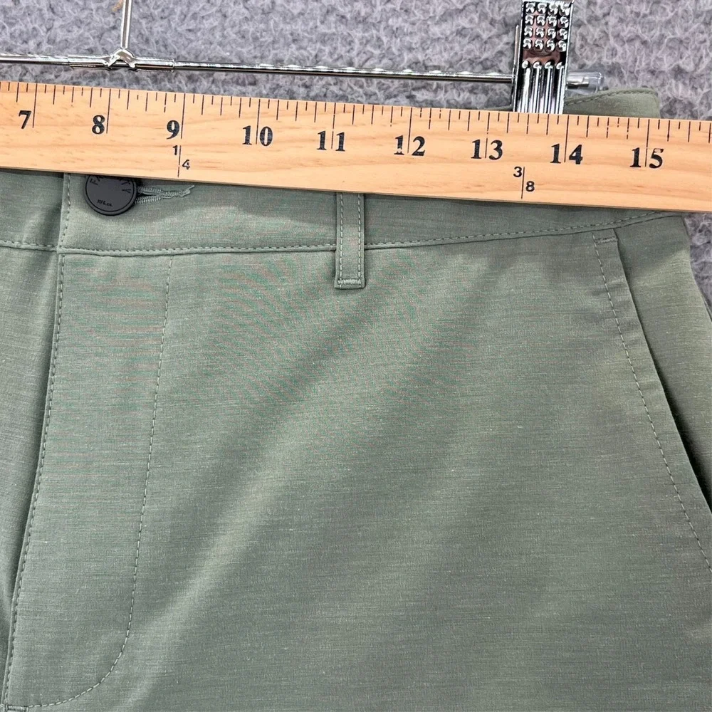 FAHERTY All Day Golf Shorts Men 30 (30x9 Act) Green Athleisure Beach Draw String